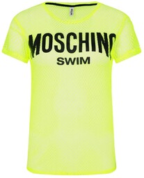Koszulka damska Moschino Swim seledynowa siatka-S