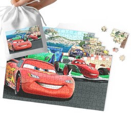 PUZZLE - AUTA Zygzak Mcqueen WZORY Z BAJEK