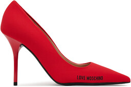 Szpilki LOVE MOSCHINO JA10089G1MIM0500 Czerwony