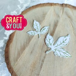 Wykrojnik i stempel liście zestaw