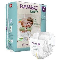 BAMBO Nature 4 (L 7-14kg) Pieluszki, 24 szt.