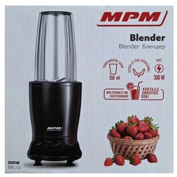 Blender kielichowy Mpm BBL-03 300W czarny