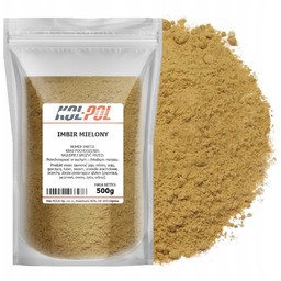 IMBIR MIELONY 500g Naturalny bez dodatków aromatyczny wysoka