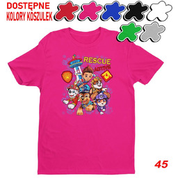 Dziecięca Koszulka Z Nadrukiem Psi Patrol Duży Wybór