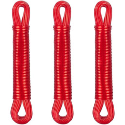 Relaxdays Linka do prania zestaw 3 sztuk, 20