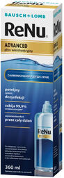 Renu Advanced, płyn do soczewek, 360 ml
