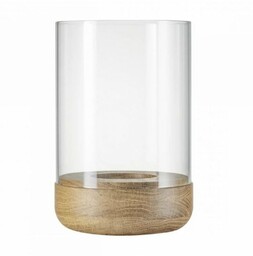 Blomus LANTO Lampion / Świecznik 22 cm Dębowy