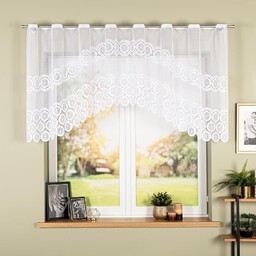 Markizeta Firana żakardowa gotowa 250x100 001 biała Malwina