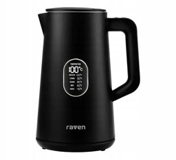 Czajnik elektryczny bezprzewodowy Raven EC024C 1.5L 1800W Czarny