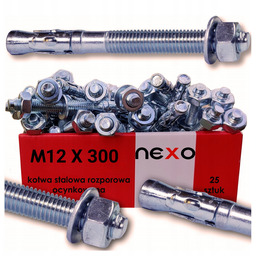 Kotwa Stalowa Ekspresowa Wbijana Do Betonu M12x300 25