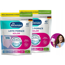 Dr. Beckmann MAGIC LEAVES Chusteczki Listki Piorące