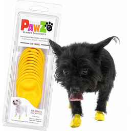 Pawz Pies - żółte buty dla psów