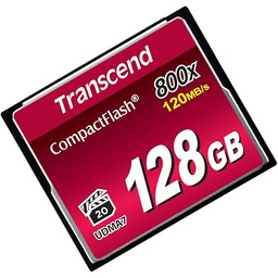 Transcend CF800 128GB CF card MLC NAND flash,