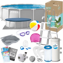 Basen Intex 457x107 Ogrodowy Stelażowy 26724ND 16w1