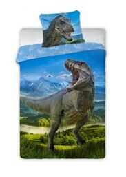 Faro Pościel bawełniana 160x200 Dinozaur t rex 001