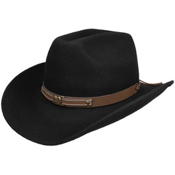 Horses Cowboy Hat by Lipodo, czarny