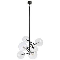 Markslöjd - Andrew 6 Lampa Wisząca Black/Clear