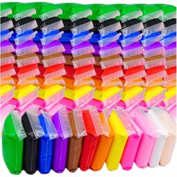 108 WORKÓW WIELKI ZESTAW CIASTOLINA PLASTELINA PIANKOLINA GLINA