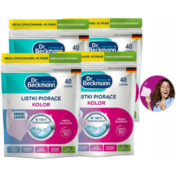 Dr. Beckmann MAGIC LEAVES Chusteczki Listki Piorące