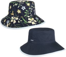 Kapelusz Dwustronny Florence Flowers by Betmar, niebieski, One