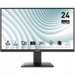 Monitor 23,8" Msi Pro MP2412 1920x1080 (FullHD) 100Hz