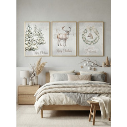 Pakamera Zestaw 3 plakatów White wreath