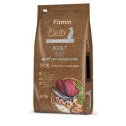 FITMIN Dog Purity rice adult fish venison 12