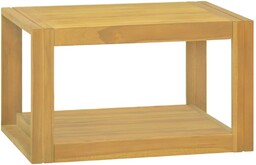 vidaXL Półka do łazienki, 60x45x35 cm, lite drewno