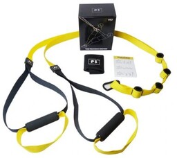 Taśmy do treningu podwieszanego typu TRX P3-1 żółte