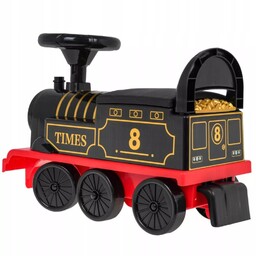 Lokomotywa Jeździk Interaktywna Retro Praktyczny Schowek Stabilny