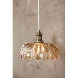 Lampa Wisząca Markslöjd, złoty mosiężny, salon, szkło
