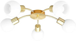 Lindby - Elaina 5 Lampa Sufitowa Brass
