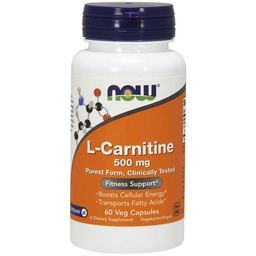 NOW L-Carnitine 500mg 60vegcaps