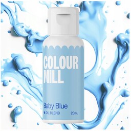 BARWNIK OLEJOWY DO MAS TŁUSTYCH KREMÓW CZEKOLADY NIEBIESKI