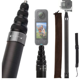 Teleskopowy kijek Selfie Stick Alogy do GoPro/DJI/Insta -
