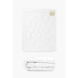 Kołdra wełniana 180x200 biała ciepła 1800 g Merino