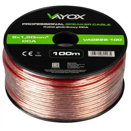 Vayox VA0222 2x1,5mm 100m Kabel głośnikowy
