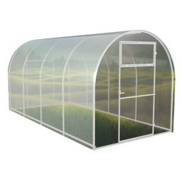 Szklarnia z poliwęglanu Tunel ogrodowy 2x10 m profile