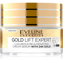 Eveline Gold Lift Expert, luksusowy odmładzajacy krem- serum