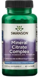 SWANSON Multi-Mineral Citrate Complex Cytryniany minerałów - 60