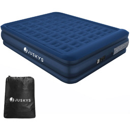 MATERAC SAMOPOMPUJĄCY DMUCHANY Z POMPKĄ MATA ŁÓŻKO 197x154x45