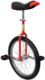 vidaXL, Unicykl, czerwony, 20''