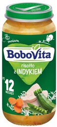 BoboVita Risotto z indykiem po 12 miesiącu, 250