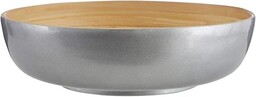 Premier Housewares Kyoto srebrna salaterka z podwyższonymi krawędziami,