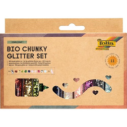 folia 5891 - Organic Chunky Glitter Set STARLIGHT,