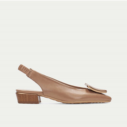 Czółenka na niskim obcasie- HISPANITAS HI264761 KARMELOWE