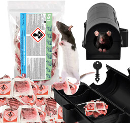 Trutka trucizna na szczury myszy pasta MURIBROM 1