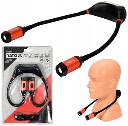 YATO LATARKA LED AKUMULATOROWA MINIATUROWA NA SZYJĘ MAGNES