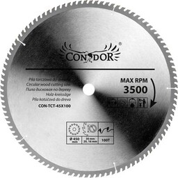 Piła tarczowa do drewna 450 mm x 100