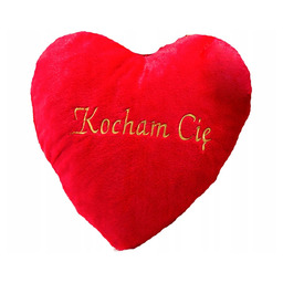 Serce Duże maskotka Poduszka Pluszak 70 CM